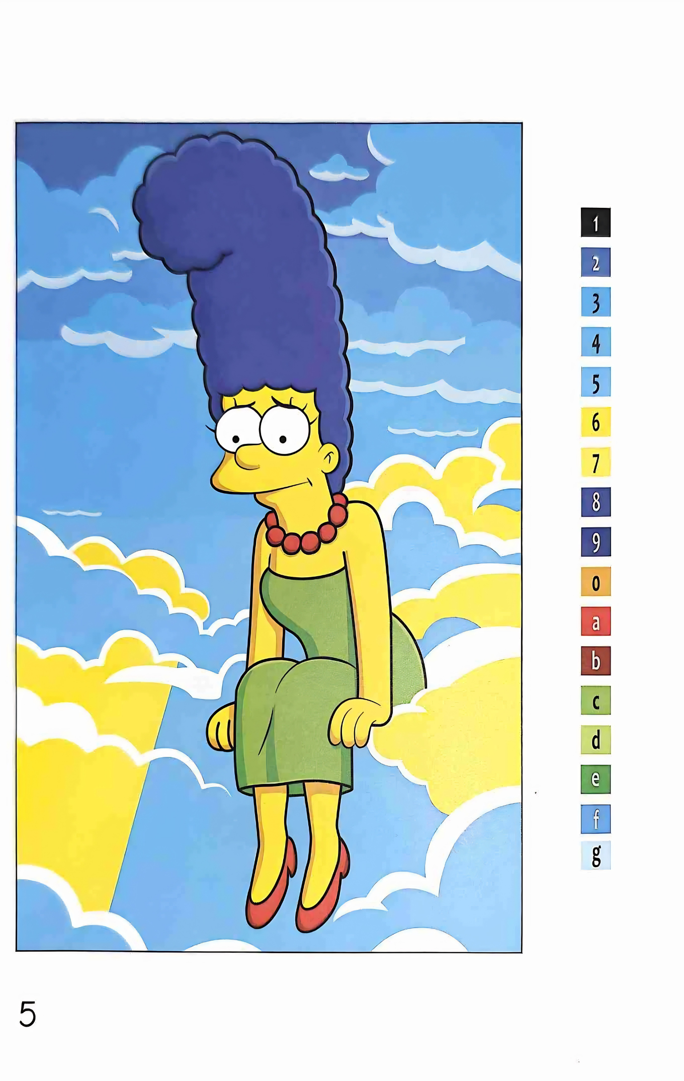 The Simpsons Mystery Color By Number Book | Hidden Picture Coloring Pages | Digital PDF Coloring Book for Adults & Teens