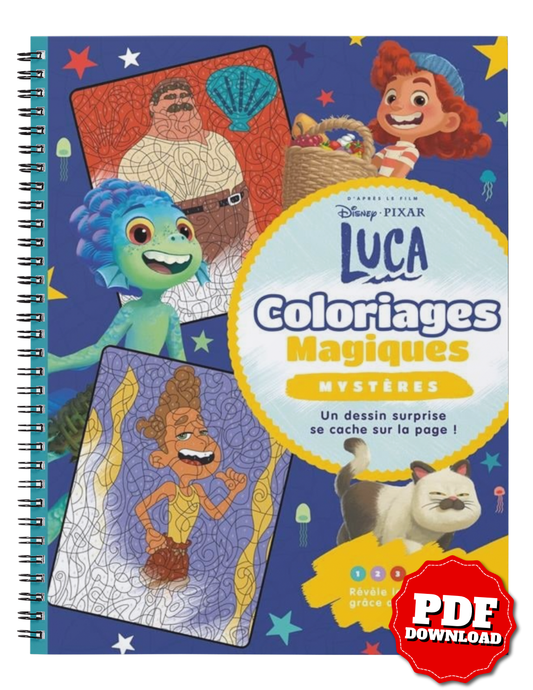 Magical Coloring Book – Ocean Adventures (Inspired by Luca)