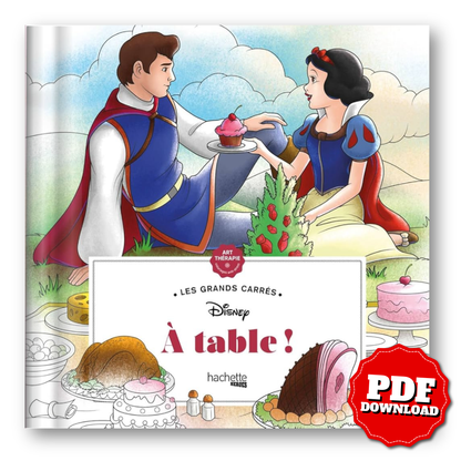Disney – At the Table! Art Therapy Coloring Book (PDF)