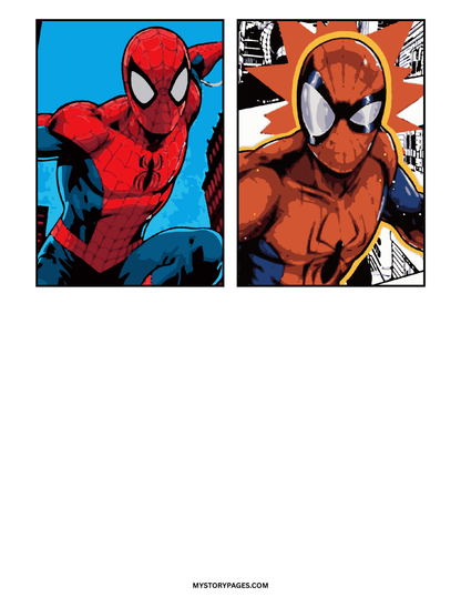 Spider-Man Mystery Color By Number Book | Printable PDF | Color by Number | Instant Digital Download