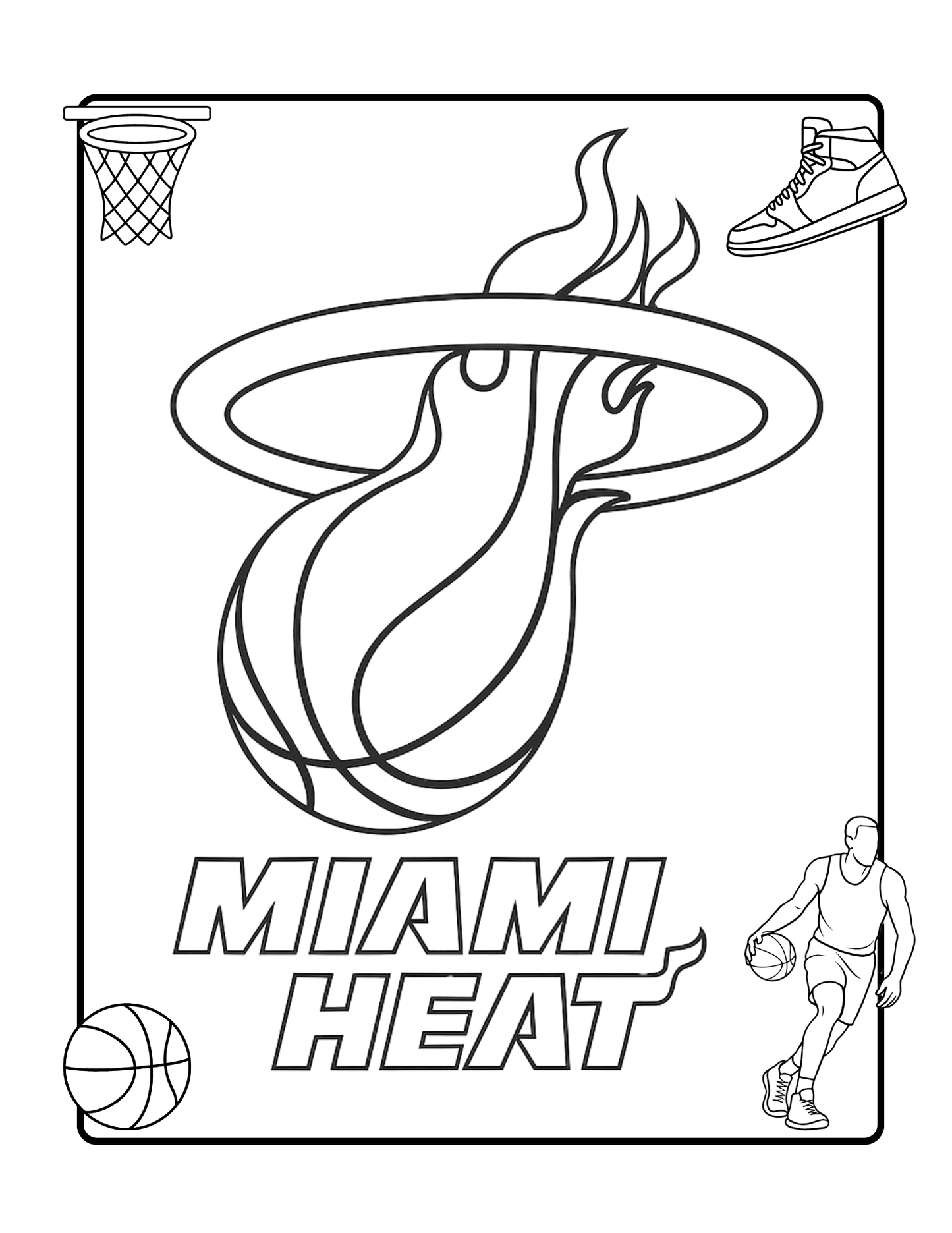 Baseball Coloring Book | MLB-Inspired Printable PDF