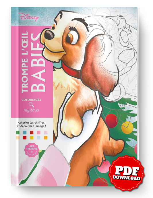 Disney Babies Trompe l’Oeil – Mystery Coloring Book