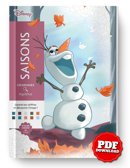 Disney Mystery Coloring Book – Seasons Edition | Printable PDF Download