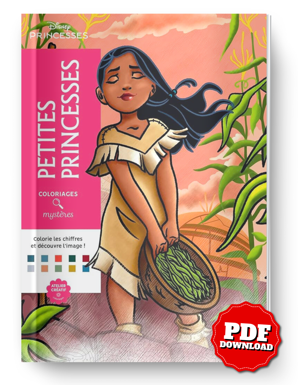 Disney Little Princesses – Mystery Coloring Book