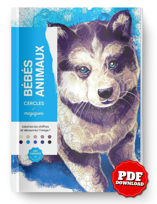 Magic Circles – Baby Animals Mystery Coloring Book (PDF)