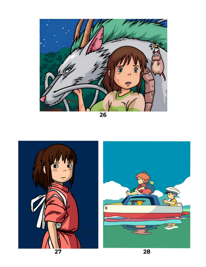 Mix Anime Cartoons Mystery Coloring Book PDF | Digital Download Color by Number Pages