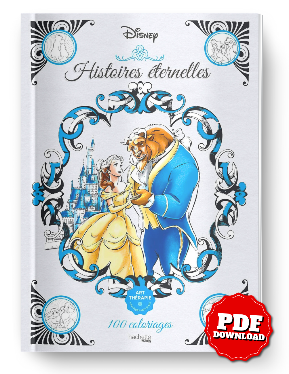 Disney Eternal Stories – Art Therapy Coloring Book (100 Pages, PDF)