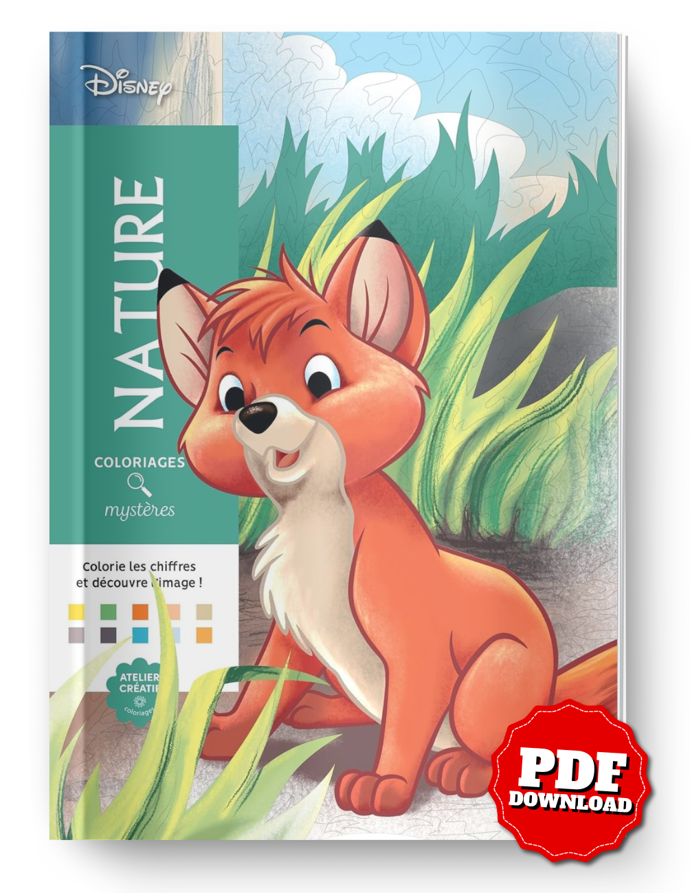 Disney Mystery Coloring Book – Nature Edition | Printable PDF Download