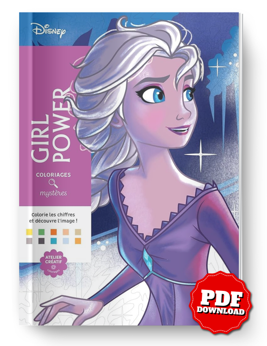 Disney Girl Power – Mystery Coloring Book