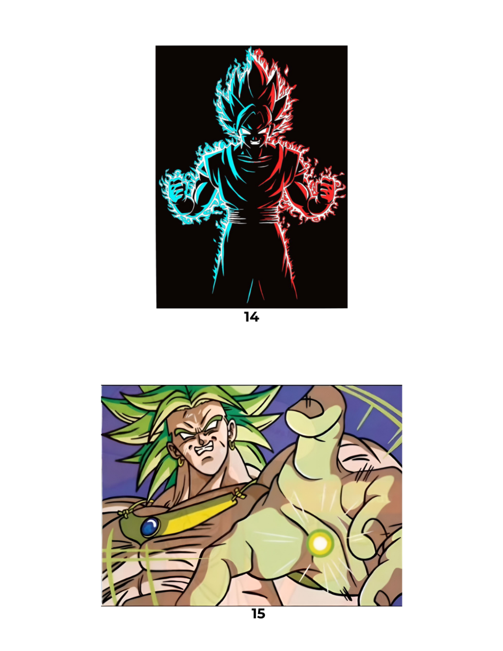 Mix Anime Cartoons Mystery Coloring Book PDF | Digital Download Color by Number Pages