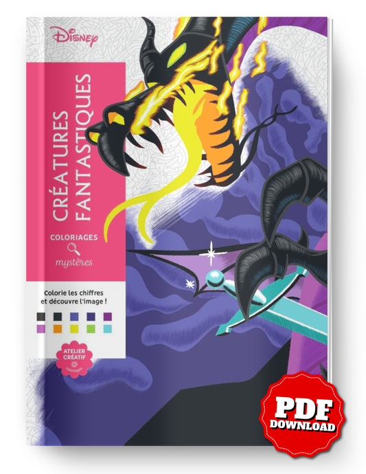 Disney Mystery Coloring – Fantastic Creatures | Color by Number Reveal