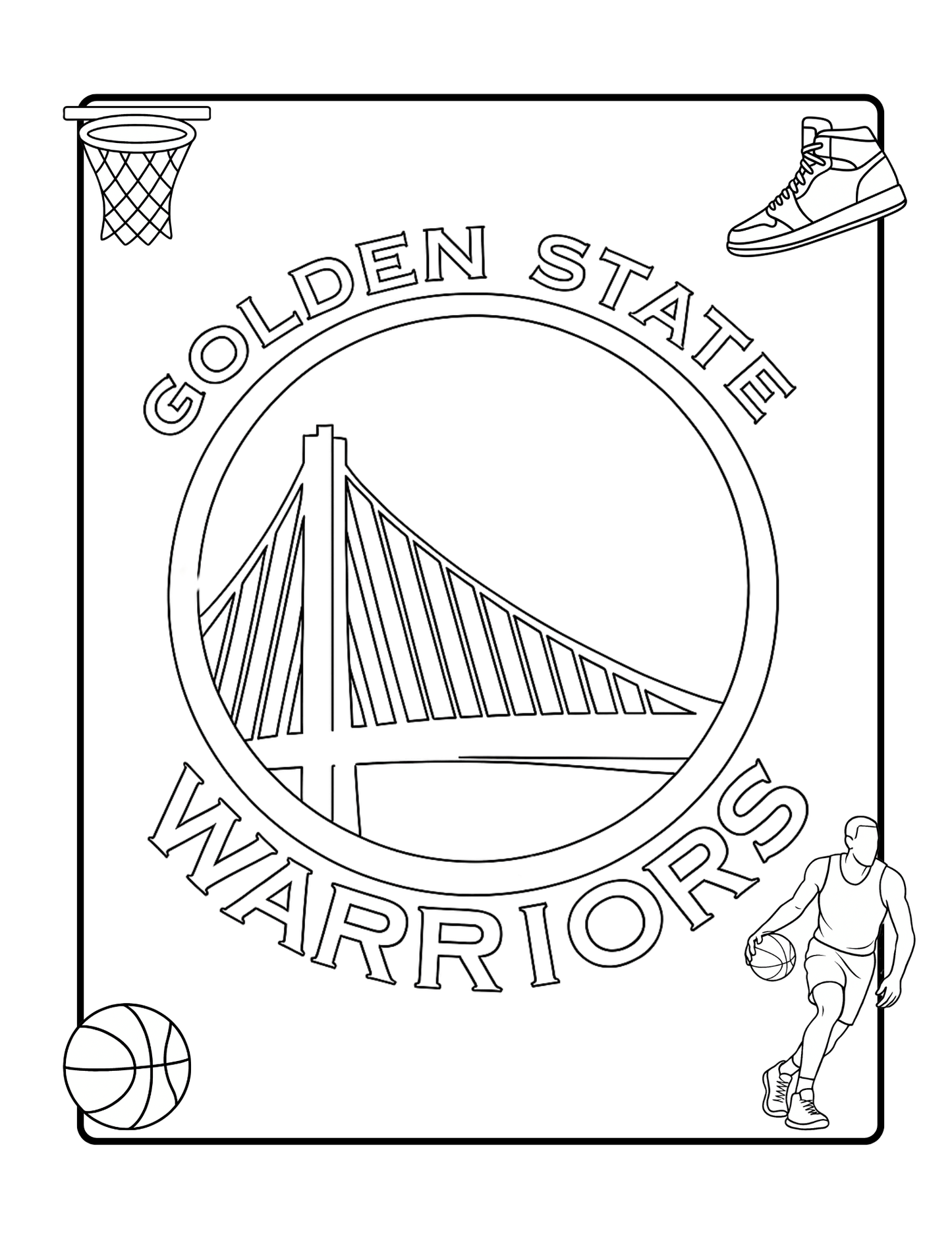 Baseball Coloring Book | MLB-Inspired Printable PDF