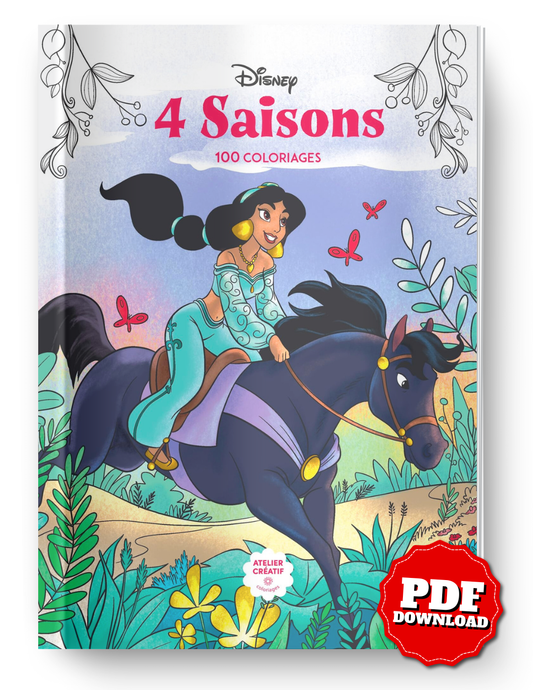 Disney Four Seasons – 100 Coloring Pages (Printable PDF)