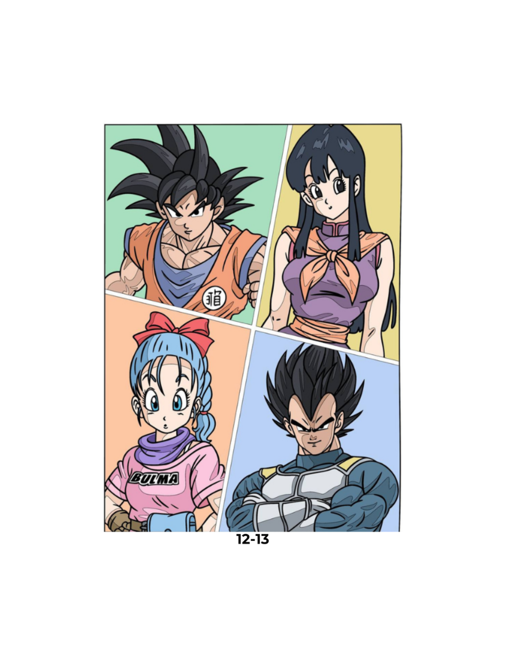 Mix Anime Cartoons Mystery Coloring Book PDF | Digital Download Color by Number Pages