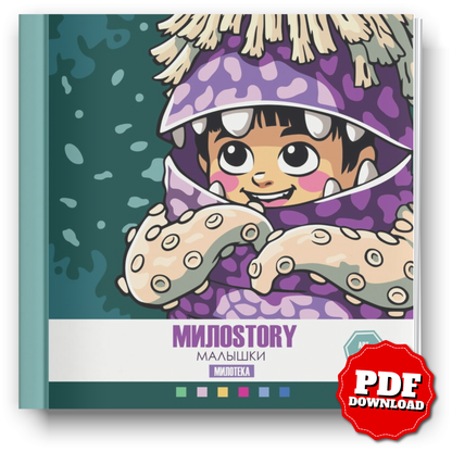 Cute Little Monsters Color by Number Book | Kawaii Monster Coloring Book | Printable PDF | Instant Digital Download