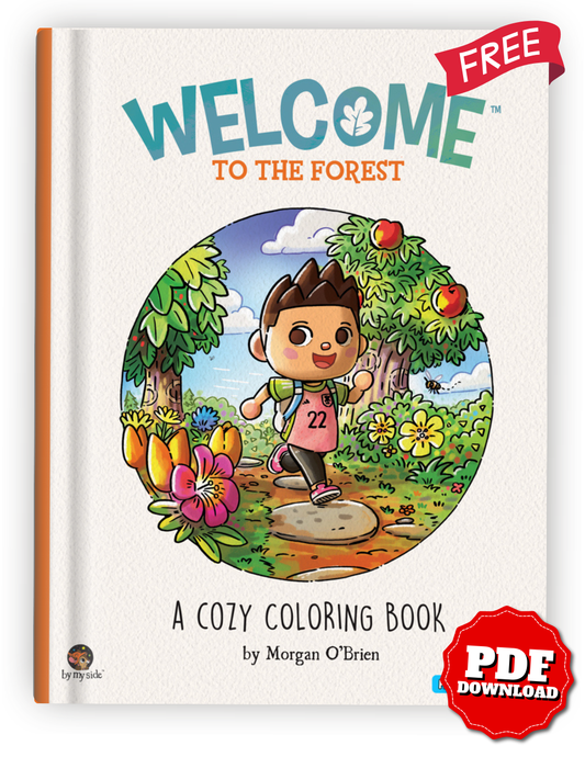 Welcome to the Forest – Cozy Coloring Book (Printable PDF & iPad-Friendly Edition)