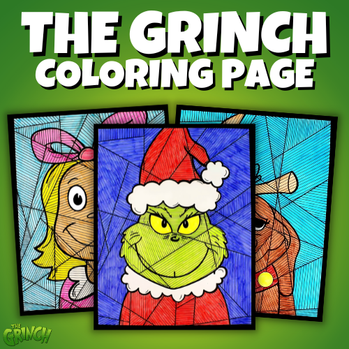 The Grinch Christmas Bundle | Worksheets, Coloring Pages & Bookmarks | Printable Holiday Activity Pack (30% OFF)