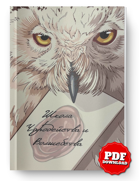 Harry Potter Mystery Coloring Book PDF | Wizardry & Magic Fantasy Coloring | Printable Digital Download