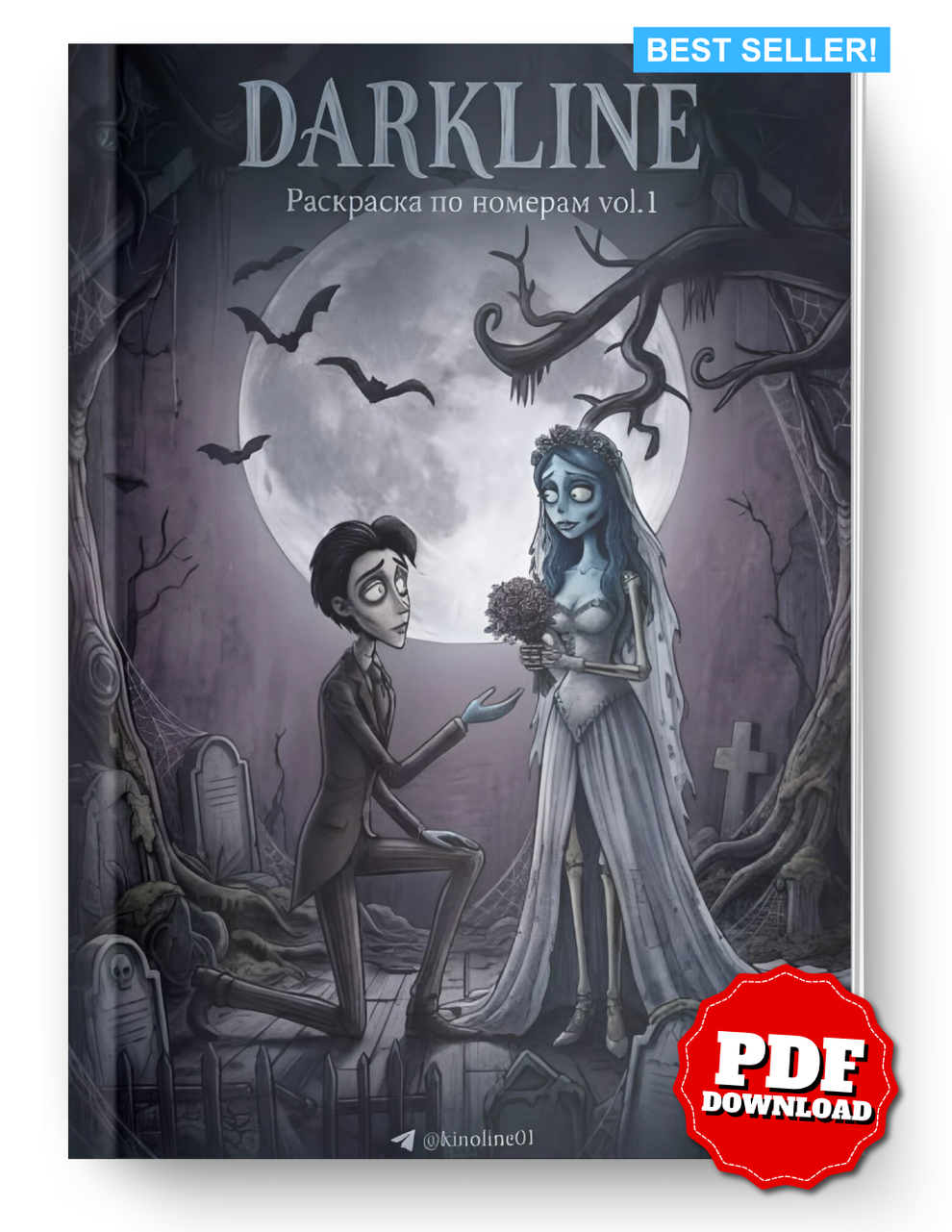Darkline Mystery Color by Number Book PDF | Dark Fantasy Coloring Page ...