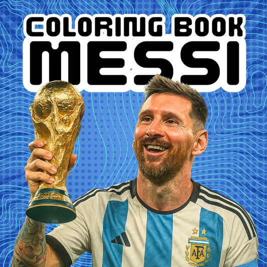 Messi Coloring Book | Soccer Legend Printable Pages for Fans