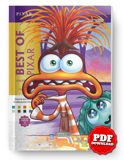 Disney Mystery Coloring – Best of Pixar Edition | PDF Download
