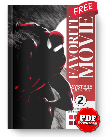 Spider-Man Mystery Color By Number Book | Printable PDF | Color by Number | Instant Digital Download