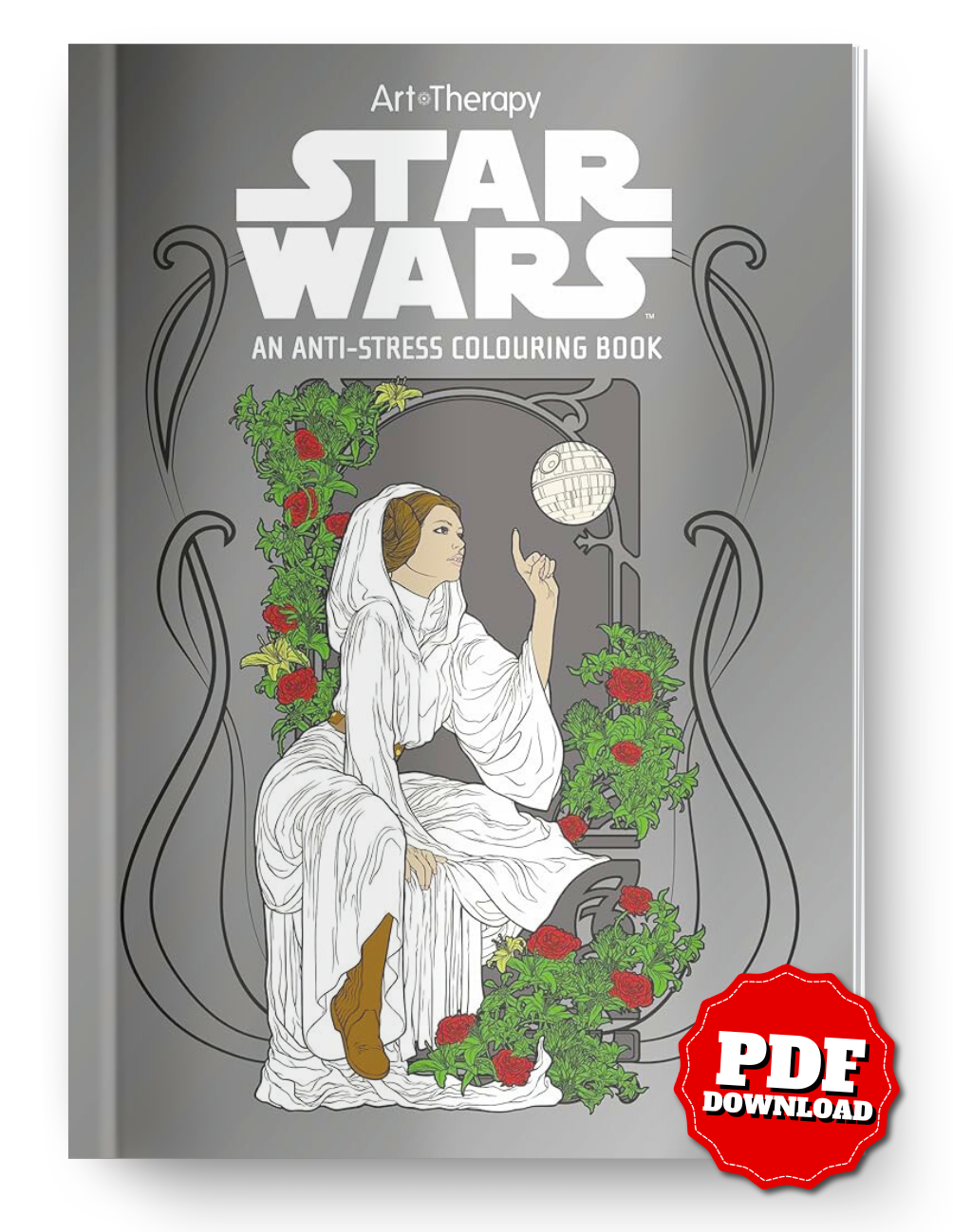 Star Wars – Art Therapy: Anti-Stress Colouring Book (100+ Illustrations, PDF)