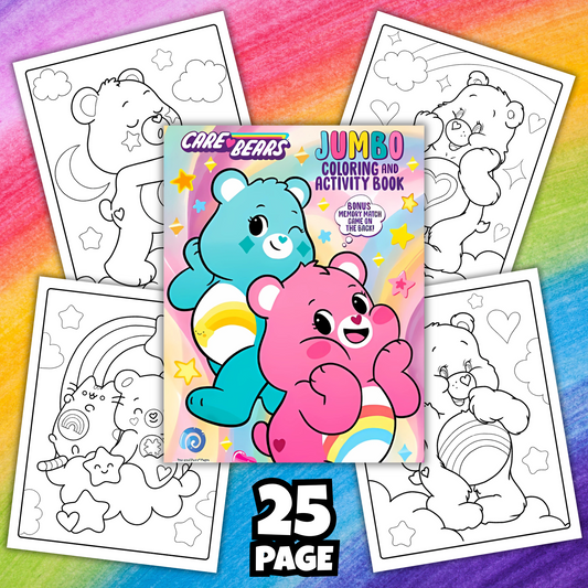 Care Bears Coloring & Activity Book | 25 Fun Printable Pages