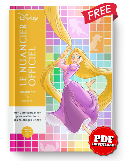 Disney Mystery Coloring Companion Book – Character Color Palette Guide | Printable PDF Download