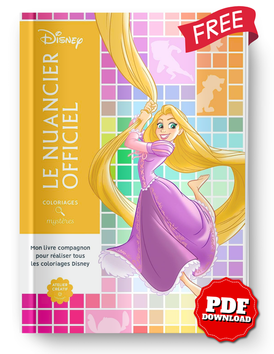Disney Mystery Coloring Companion Book – Character Color Palette Guide | Printable PDF Download