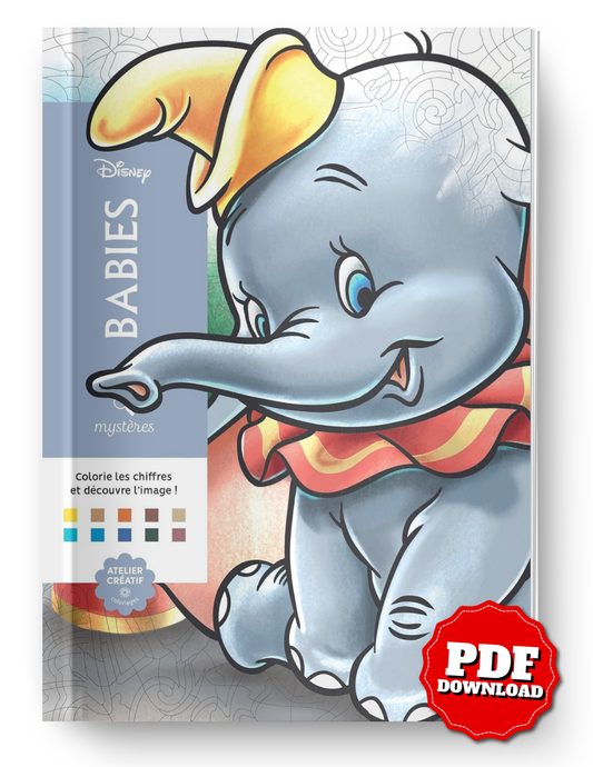 Disney Babies Mystery Coloring Book | Printable PDF Download