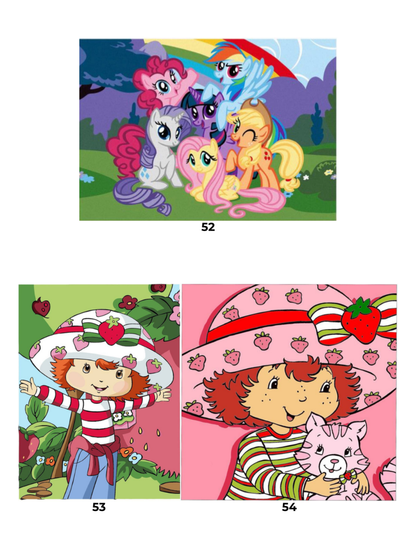 Mega Mix Cartoon Mystery Color By Number Book | Fairy Tale Inspired Mystery Coloring Pages PDF | Hidden Image Coloring Book for Adults & Teens
