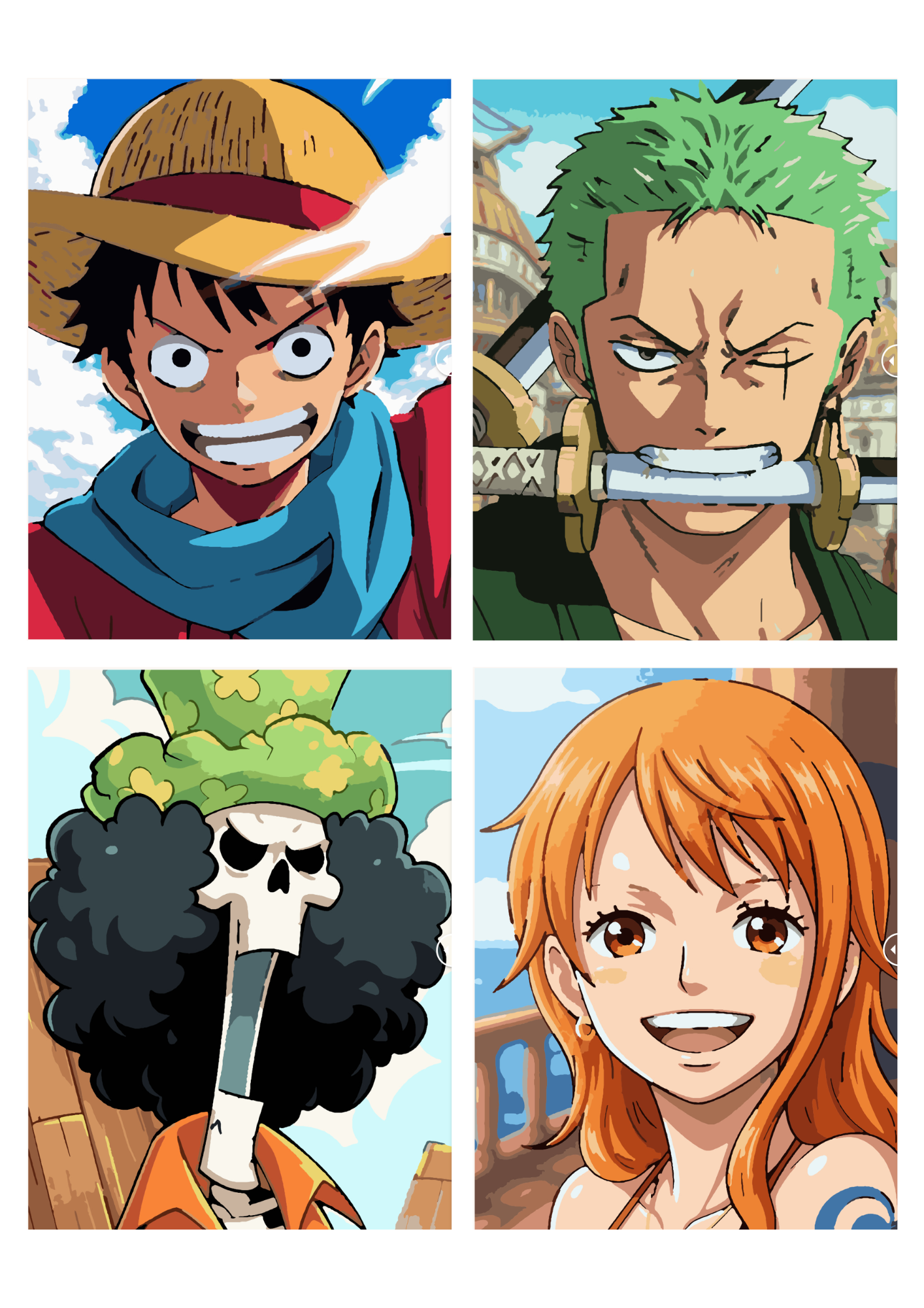 One Piece Mystery Coloring Book (Digital Download) | Anime Color by Number PDF for iPad & Print