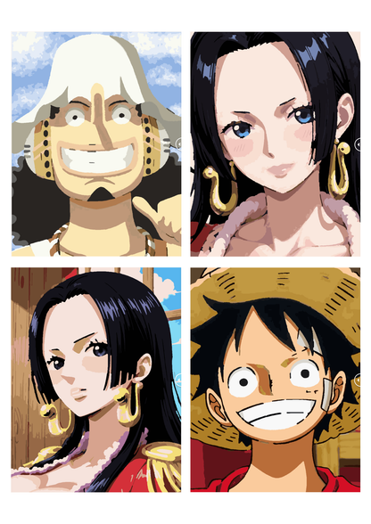 One Piece Mystery Coloring Book (Digital Download) | Anime Color by Number PDF for iPad & Print