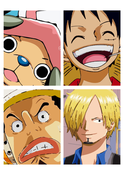 One Piece Mystery Coloring Book (Digital Download) | Anime Color by Number PDF for iPad & Print