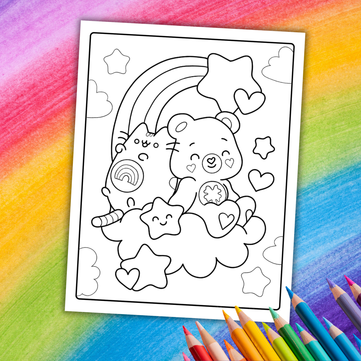 Care Bears Coloring & Activity Book | 25 Fun Printable Pages