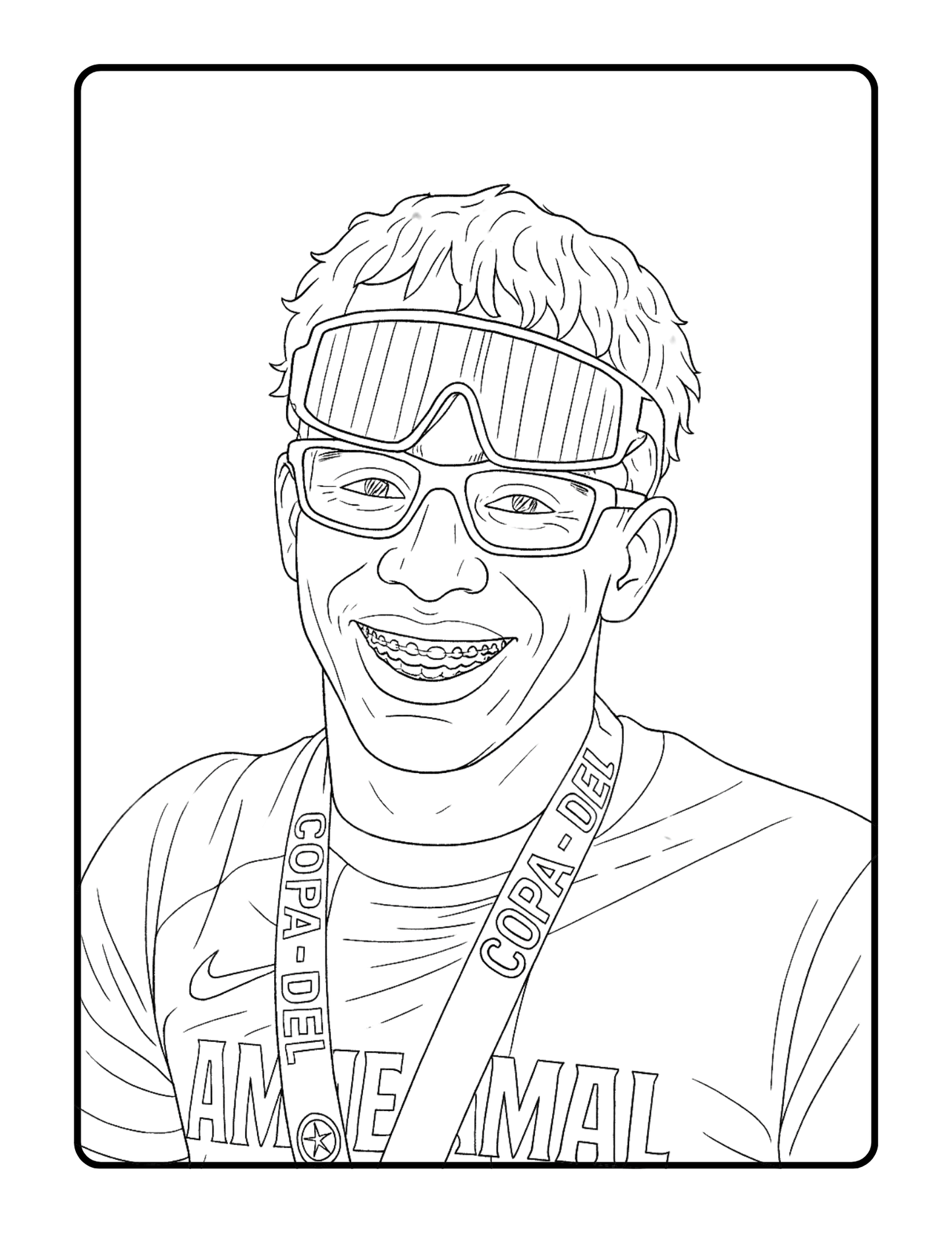 FC Barcelona Coloring Book | Printable PDF for Football Fans