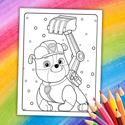 Paw Patrol Coloring Book | 52 Fun Printable Pages for Kids