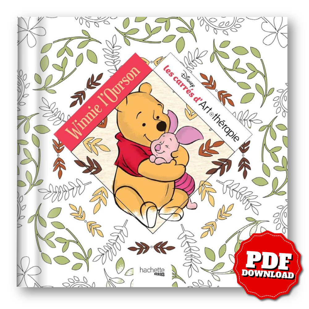Disney – Winnie the Pooh: Art Therapy Coloring Book (PDF)