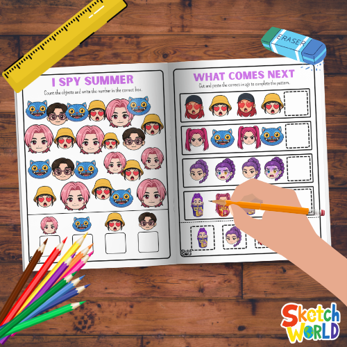 K-Pop Demon Hunters Worksheets | Printable Activity & Learning Pages for Kids