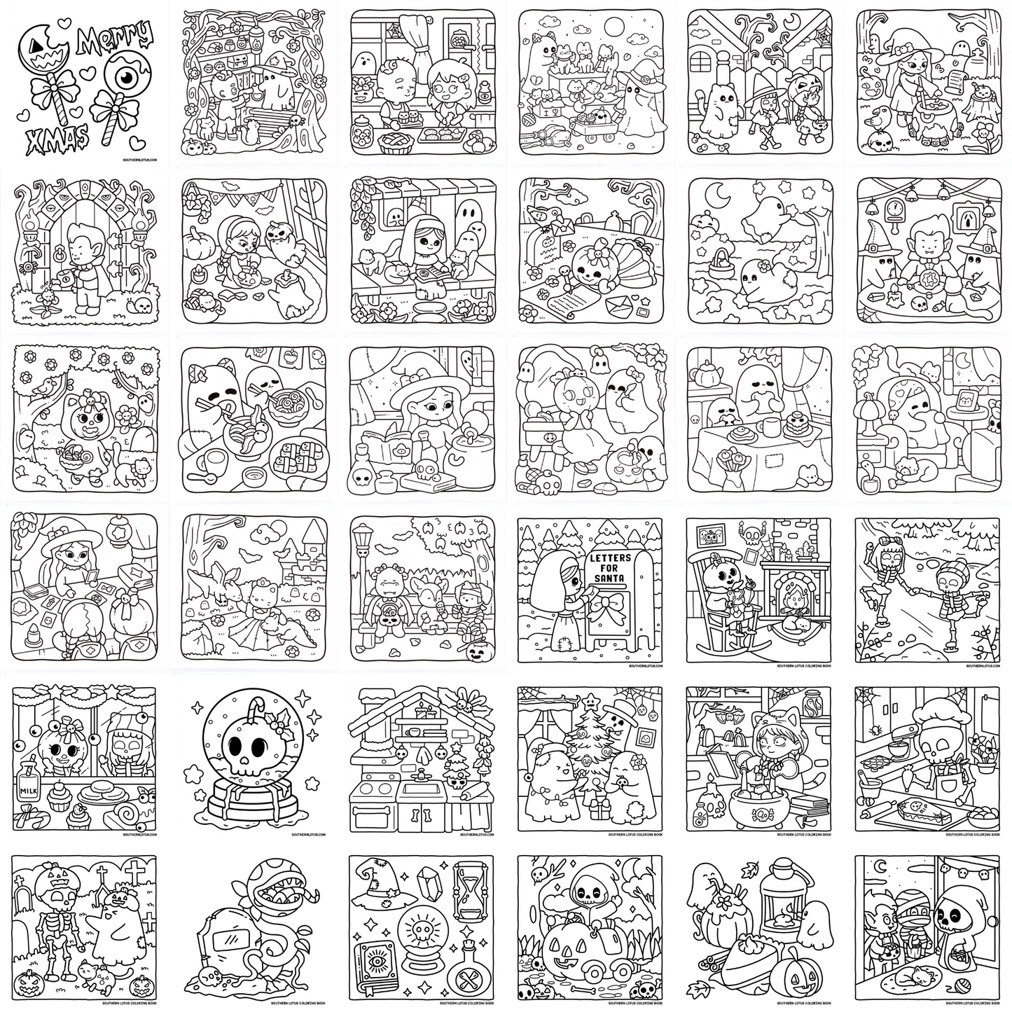 Ultimate Coloring Books Bundle | 60,000+ Cute & Easy Printable Pages