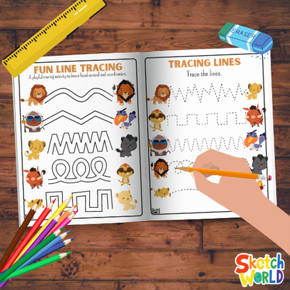 The Lion King Printable Worksheets | Tracing, Word Search & Fun Activities for Kids