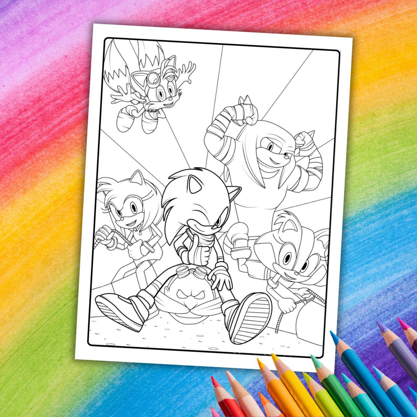 Sonic Coloring Book | 56 Fun Printable Pages for Kids & Fans