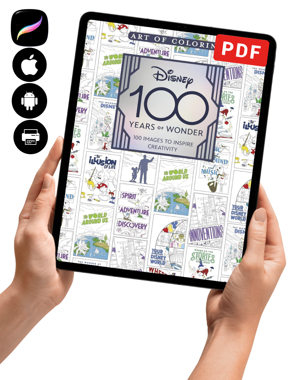 Fantasy Adventure Coloring Book PDF | Enchanted Kingdom, Magical Characters, Printable Coloring Pages