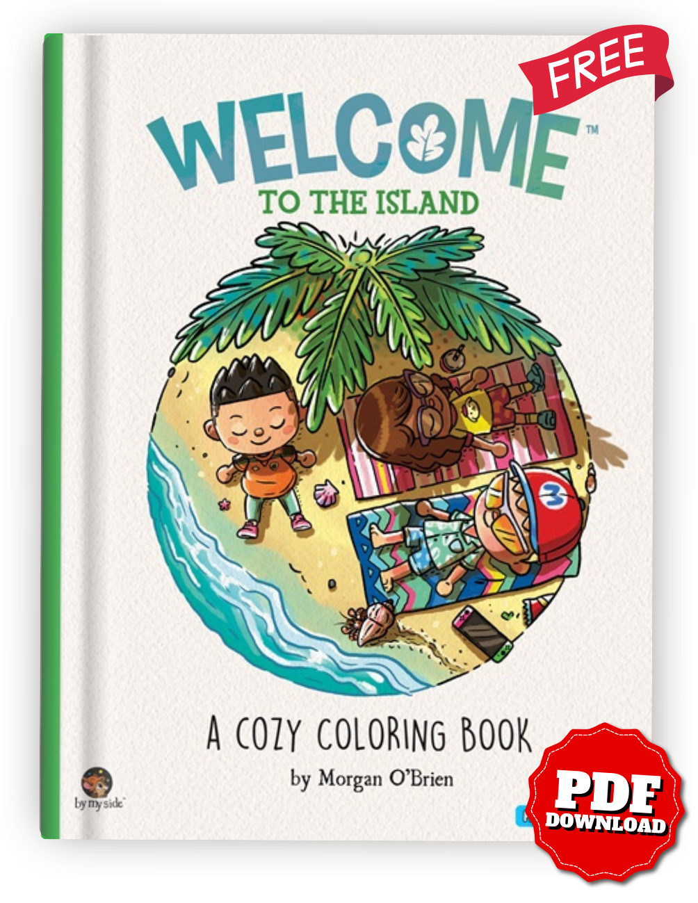 Welcome to the Island – Cozy Coloring Book (Printable PDF & iPad-Friendly Edition)