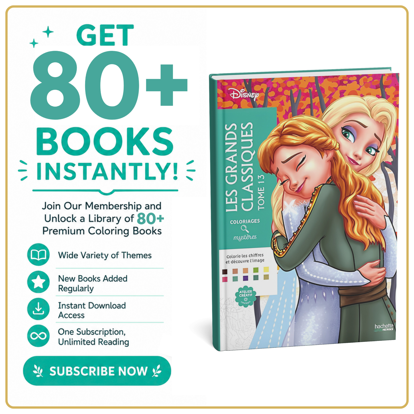 Unlimited Access – 300+ Coloring Books