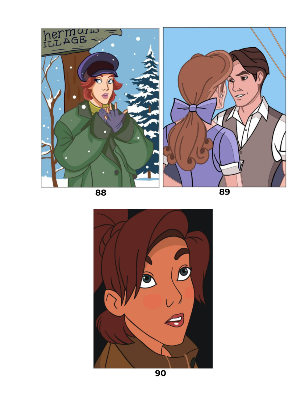 Mega Mix Cartoon Mystery Color By Number Book | Fairy Tale Inspired Mystery Coloring Pages PDF | Hidden Image Coloring Book for Adults & Teens