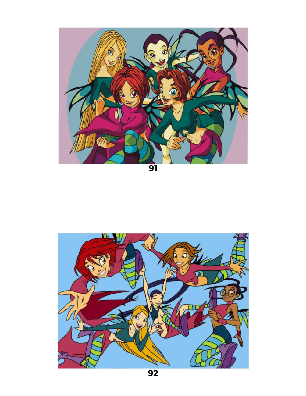 Mega Mix Cartoon Mystery Color By Number Book | Fairy Tale Inspired Mystery Coloring Pages PDF | Hidden Image Coloring Book for Adults & Teens