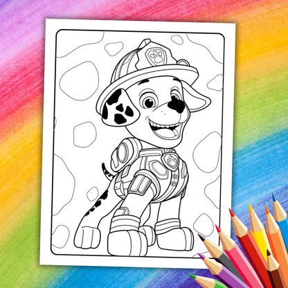 Paw Patrol Coloring Book | 52 Fun Printable Pages for Kids
