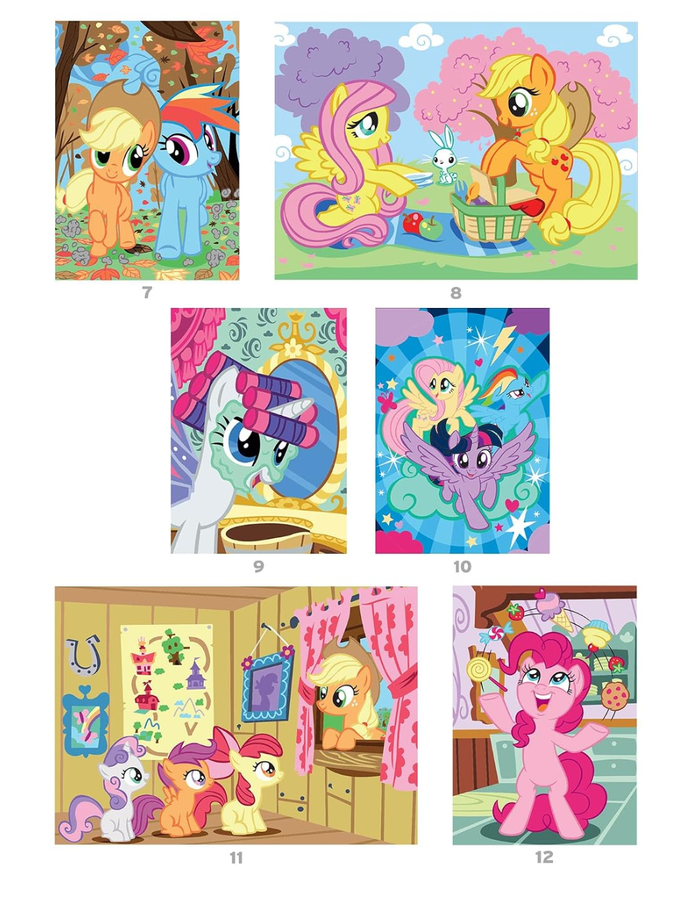 My Little Pony Mystery Coloring Book | Color by Number | Cute Pony Coloring Pages | Printable PDF | Digital Download